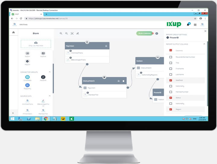 ixup - data analytics platform